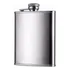 Cantil Inox Frasco 230ml Garrafa Whiskeira Whisky Bolso Bar Cor Prateado