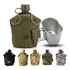 Cantil Militar Com Caneca Térmico Preto Verde Francês Cinza