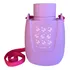 Cantil Térmico Infantil Garrafa De Criança Com Tampa E Alça Cor Lilás