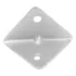 Cantoneira 25x25mm Aço Prata Zamar