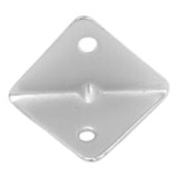 Cantoneira 25x25mm Aço Prata Zamar