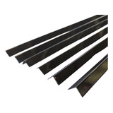 Cantoneira Alumínio 1 2 Preto Parede 12mmx12mm 10 Brs 02mts