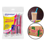 Canudo Colher Mexedor Drink