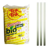 Canudo Super Biodegradavel Milk