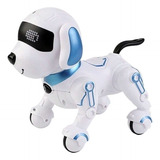 Cão Robô Inteligente Programável Acrobata Som Robo Brinquedo