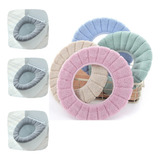 Capa Almofada Assento Vaso Sanitário Pano Grosso Inverno Kit