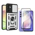 Capa Anti Queda Ring Luxo+ Película De Vidro 3d Samsung A16