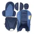 Capa   Assento Azul Rajado Para Bebê Conforto Cosco Reverse