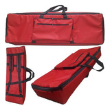 Capa Bag Para Teclado Behringer Umx 610 Master Luxo Vermelho