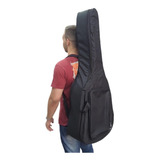Capa Bag Para Violão Folk Extra Luxo Forrada Acolchoada 