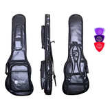 Capa Bag Semi Case P/ Baixo Premium Couro Sintético Fender