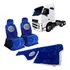 Capa Banco Mot+carona+capa Painel C/logo Volvo Fh 2020