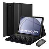 Capa Book Teclado Abnt2 Mouse Para Galaxy Tab A9 11 0 