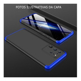 Capa Capinha 360 Samsung Galaxy S20 Ultra 6.9 Anti Impacto Cor Azul