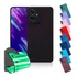 Capa Capinha Anti Shock Aveludada + Película Para Moto G55
