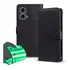 Capa Capinha Carteira Flip + Película Para Motorola G35
