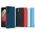 Capa Capinha Compatível Galaxy S22 Ultra Silicone Aveludado Cor Azul-marinho