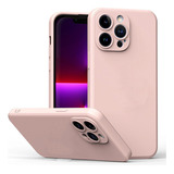 Capa Capinha Para iPhone 14 14 Pro Max Plus Silicone Premium Cor Rosa iPhone 14 Pro