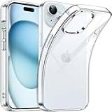 Capa Capinha Para Iphone 15, 15 Plus, 15 Pro, 15 Pro Max Capinha Transparente Case Clear Ultra Fina Silicone Slim (transparente, Iphone 15 Normal)