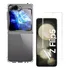 Capa Capinha + Película Hidrogel Hd Para Galaxy Z Flip 5 Cor Transparente