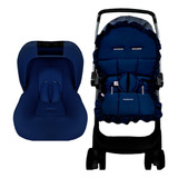 Capa Carrinho Universal Moises Capa Bebê Conforto Completa Cor Marinho