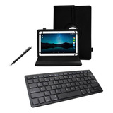 Capa Case Com Teclado Bluetooth P/ Tablet Atouch X12 7 Pol