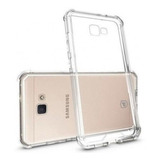 Capa Case Para Samsung Galaxy J7 Prime + Película Vidro 3d Cor Transparente