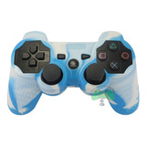 Capa Case Silicone Camuflada Controle Ps3