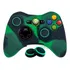 Capa Case Silicone Protetora Controle Xbox 360 Cor Preto verde