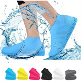 Capa Chuva Tênis Protetor Impermeável Silicone Sapato Moto