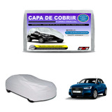 Capa Cobrir Carro Hatch Sedan Forrada Prata P Impermeável Uv