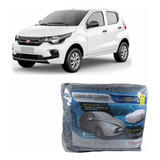 Capa Cobrir Fiat Mobi Tamanho P Cinza Impermeável Sol Chuva Proteção Uv Carrhel