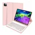 Capa Com Teclado Wifi Para iPad Pro 12.9 Polegadas 2018/2022 Cor Rosa-claro