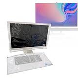 CAPA COMPUTADOR ALL IN ONE MONITOR 19 20 E 21 POL   TECLADO C ZÍPER  Cristal 