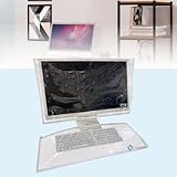 CAPA COMPUTADOR ALL IN ONE MONITOR 22 23 E 24 POL   TECLADO C ZÍPER  Cristal 