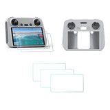 Capa Controle Dji Mini 3 4 5 Pro Air 2 3s Case   3 Peliculas