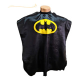 Capa D Corte Cabelo Infantil Barbeiro/cabelereiro Estampada Cor Astral Blue Capa De Cortar Cabelo Infatil Batman