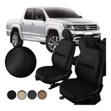Capa De Banco Couro Específica Vw Amarok 2012   2015