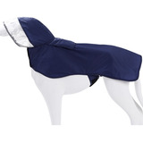Capa De Chuva Ajustável Premium Para Cães Tam 3xlarge Azul