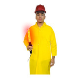 Capa De Chuva Amarela Com Capuz Pvc Forrada Proteção G   Gg