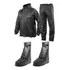 Capa De Chuva Moto Delta Flex + Polaina Pvc Impermeável Alba