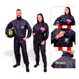 Capa De Chuva Motoqueiro Motoboy Moto Conjunto Impermeável