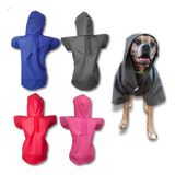 Capa De Chuva Para Cachorro Grande Impermeável Com Capuz