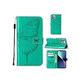 Capa De Couro Com Estampa Em Relevo Com Compartimento Para Cartão (verde, Para Ipod Touch 6)