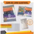 Capa De Livro Didático Ajustável   Kit 5 Unidades