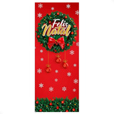 Capa De Porta Decoração Festa Tecido Com Elástico 0 85x2 10m Cor Decoração Porta Natal Anv 288 Pistache Decor