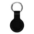 Capa De Proteção De Silicone Chaveiro Reforçado Para Airtag Cor Preto
