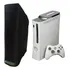 Capa De Proteção P/ Xbox 360 Fat Na Vertical Case Skin Preta