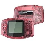 Capa De Reposição Para Ips Ready Extremerate Rosa Cereja Capa Completa E Lente De Tela Preta Para Gameboy Advance – Compatível Com Ips E Lcd Padrão – Console E Tela Ips Não Incluídos