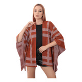 Capa De Tricot Poncho